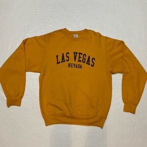 Men's Mustard Crewneck Sweater